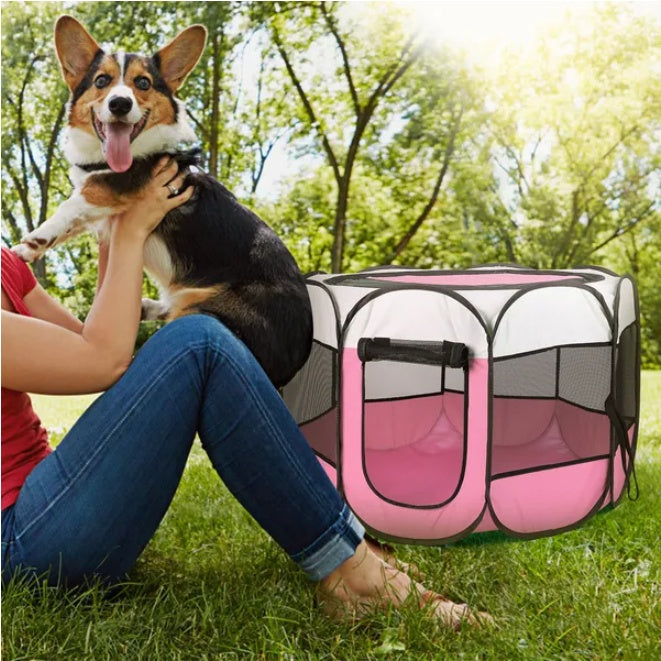 Foldable pet house portable shelter
