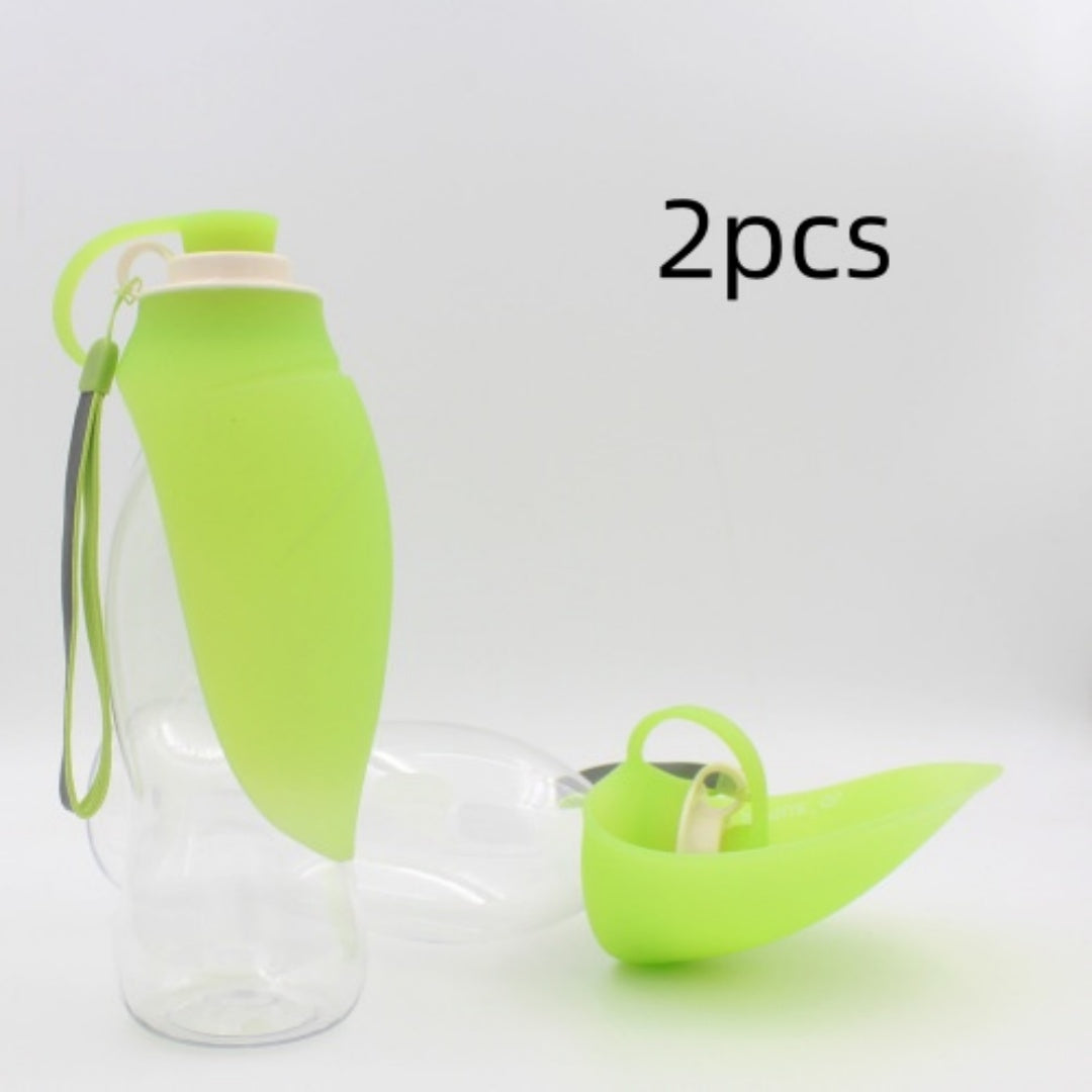 Portable Pet Water Bottle | 580ml Pet Bowl