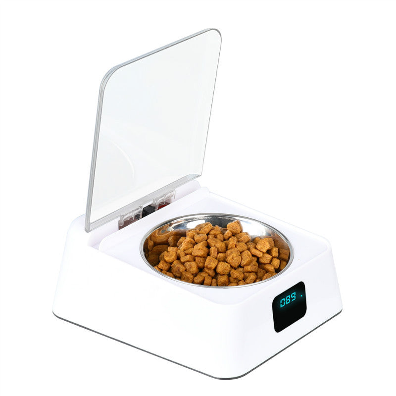 Pet automatic feeder for fresh pet food