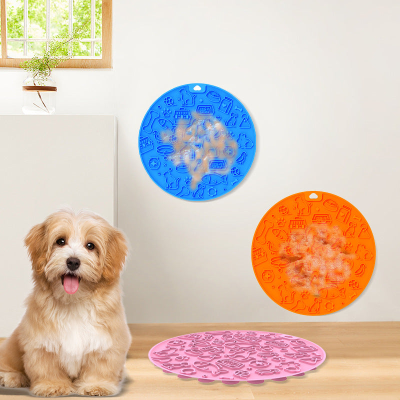 Pet licking mat silicone feeding mat