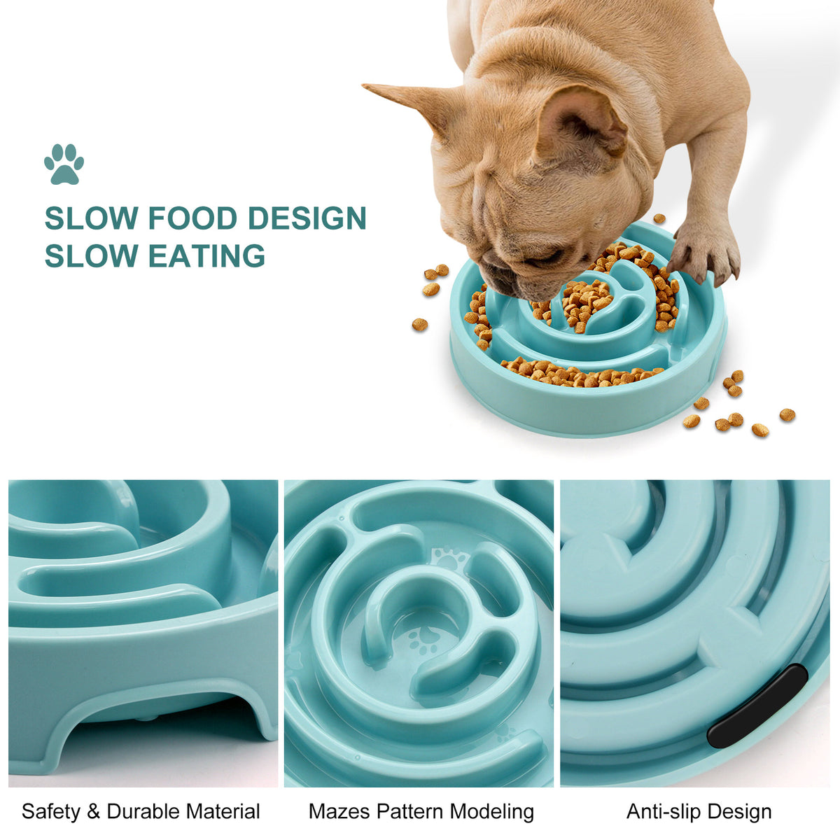 Slow feeder dog bowls lick mat