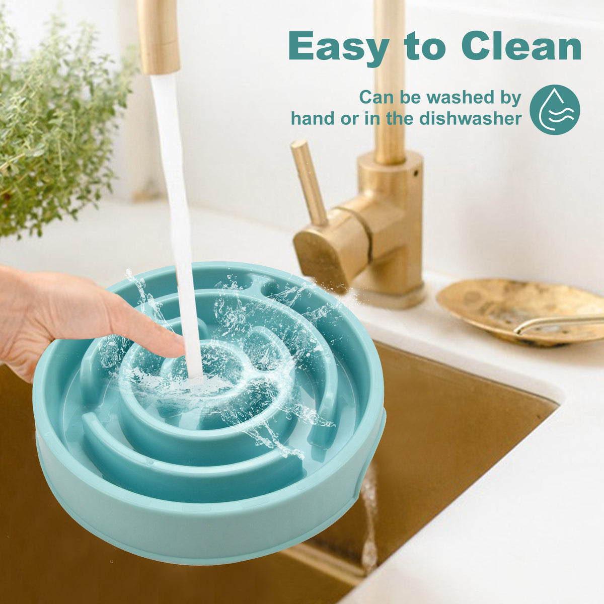 Slow feeder dog bowls for fast eaters