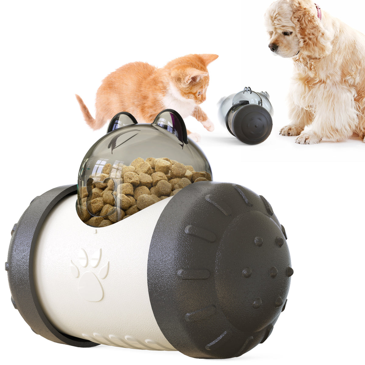 Interactive dog toy treat dispenser