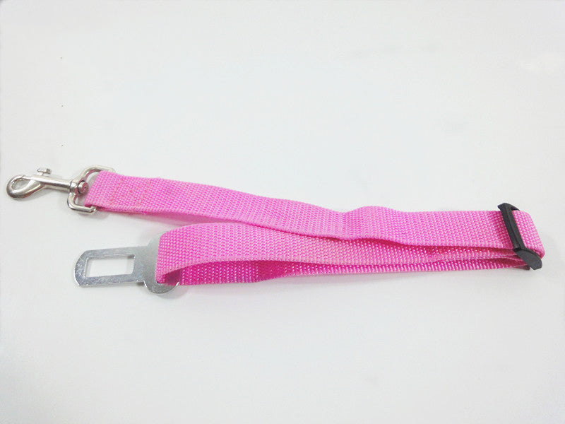Pet car safety seat belt adjustable design