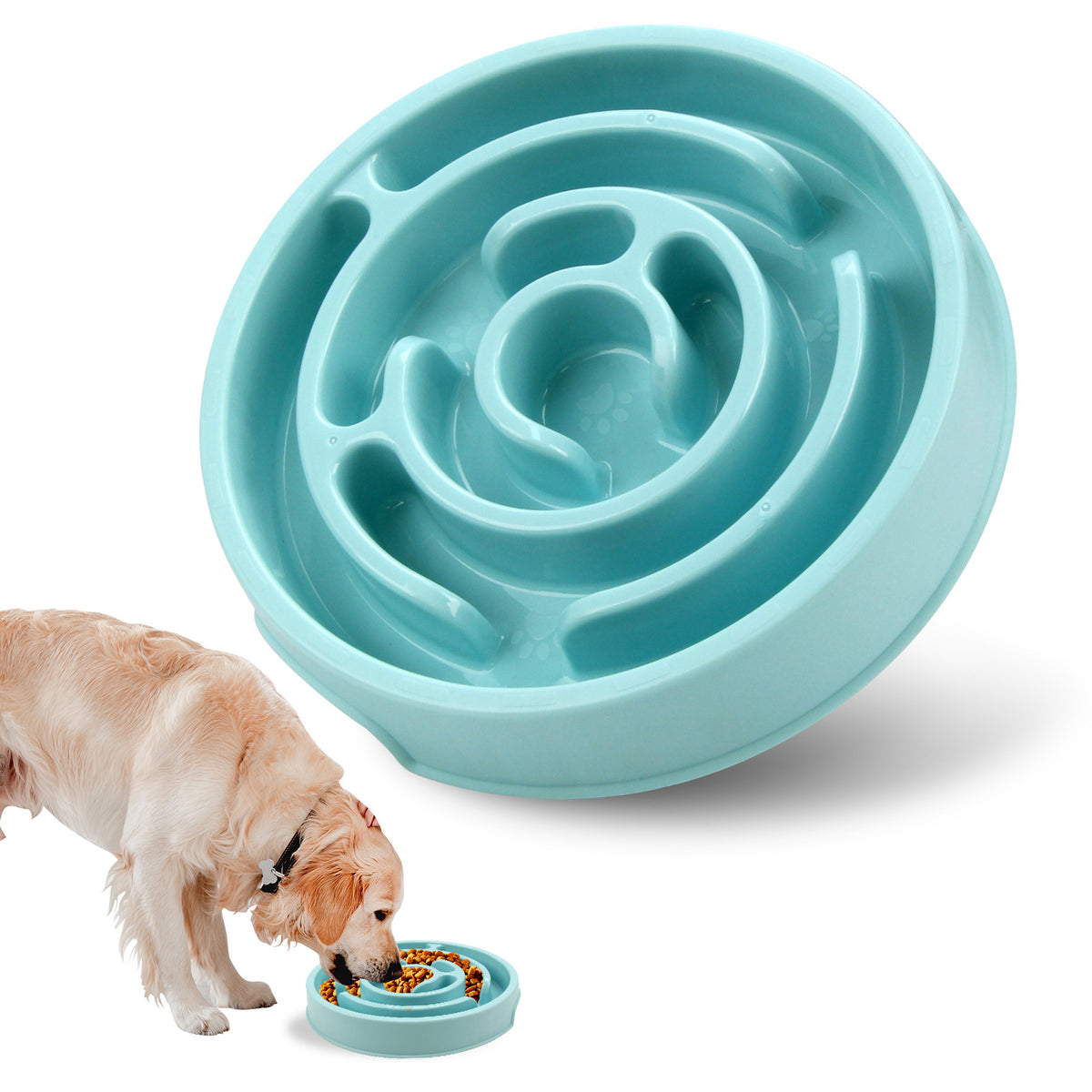 Slow feeder dog bowls food enrichment