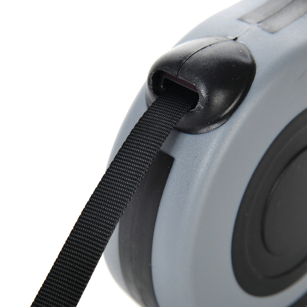 Retractable dog leash available in multiple colors