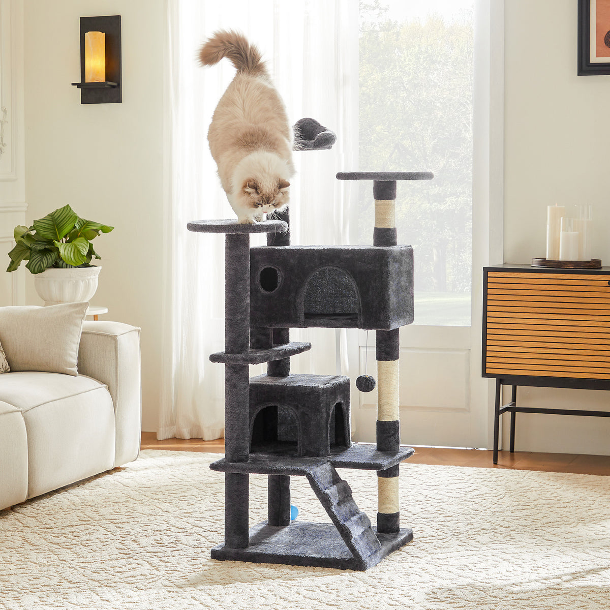 multi-level cat tree tower