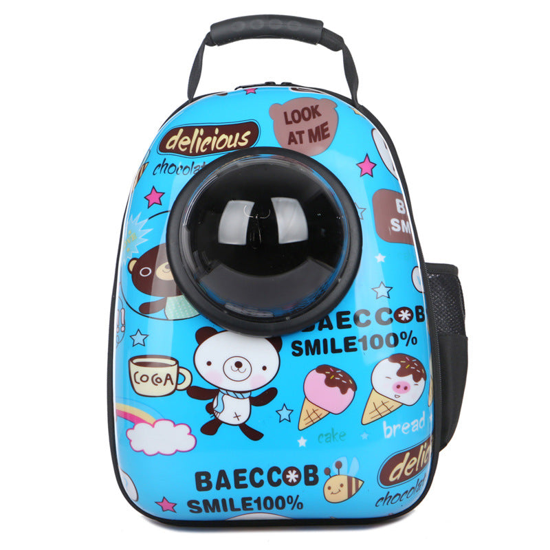 Transparent cat backpack for travel