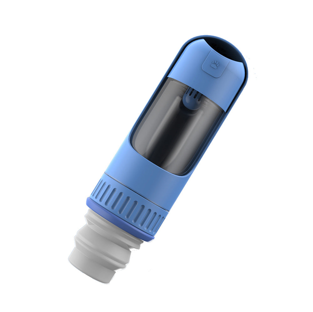 Travel water bottle for dog walks and travel