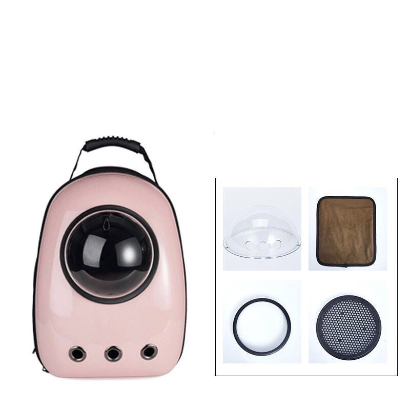 Transparent cat backpack clear viewing window