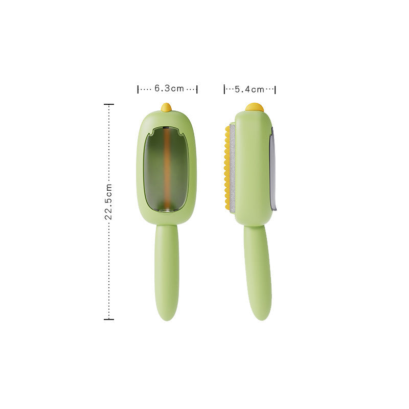 Pet hair remover roller for clothing and carpets