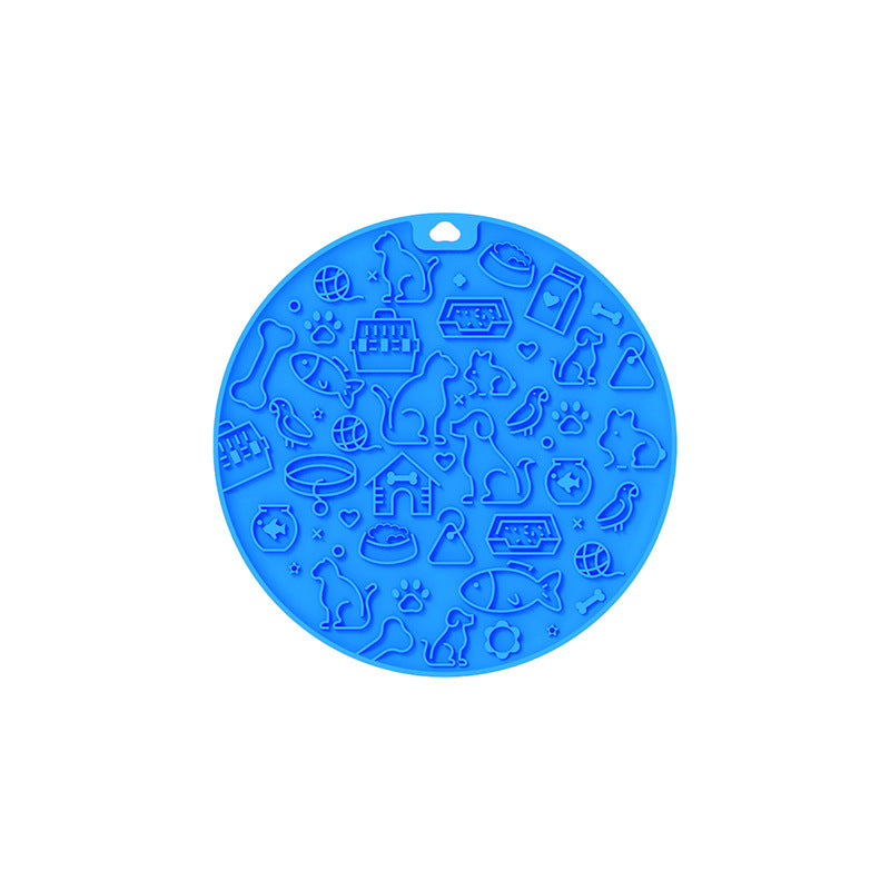 Pet licking mat silicone treat feeder
