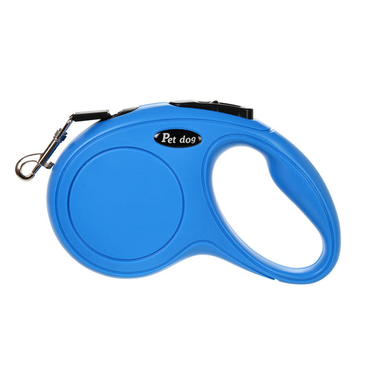 Retractable dog leash for outdoor walking