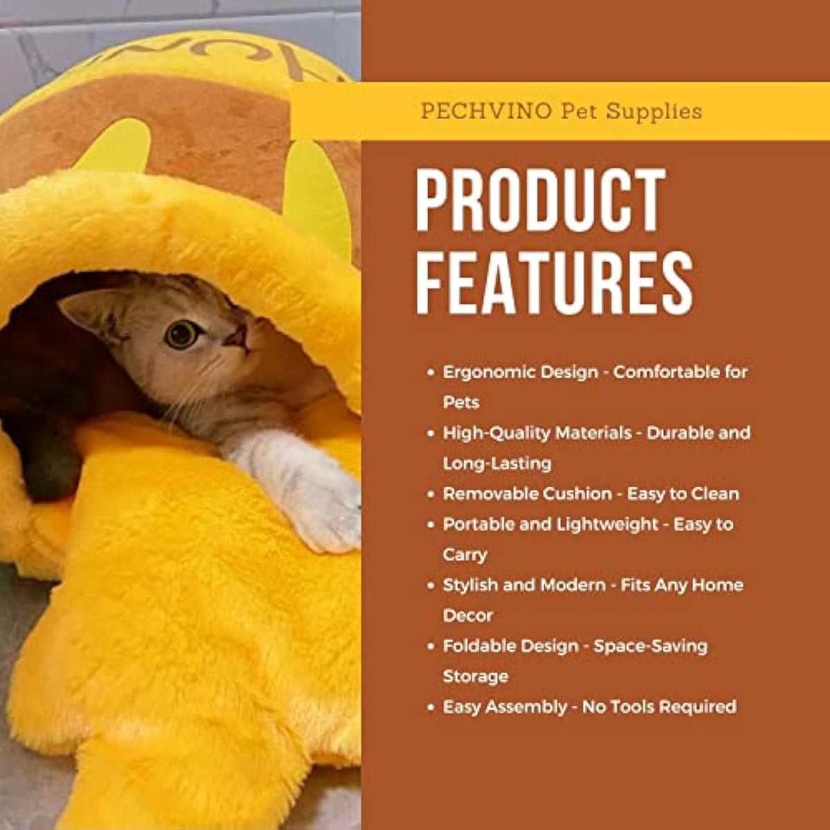 Cozy donut cat bed for indoor cats